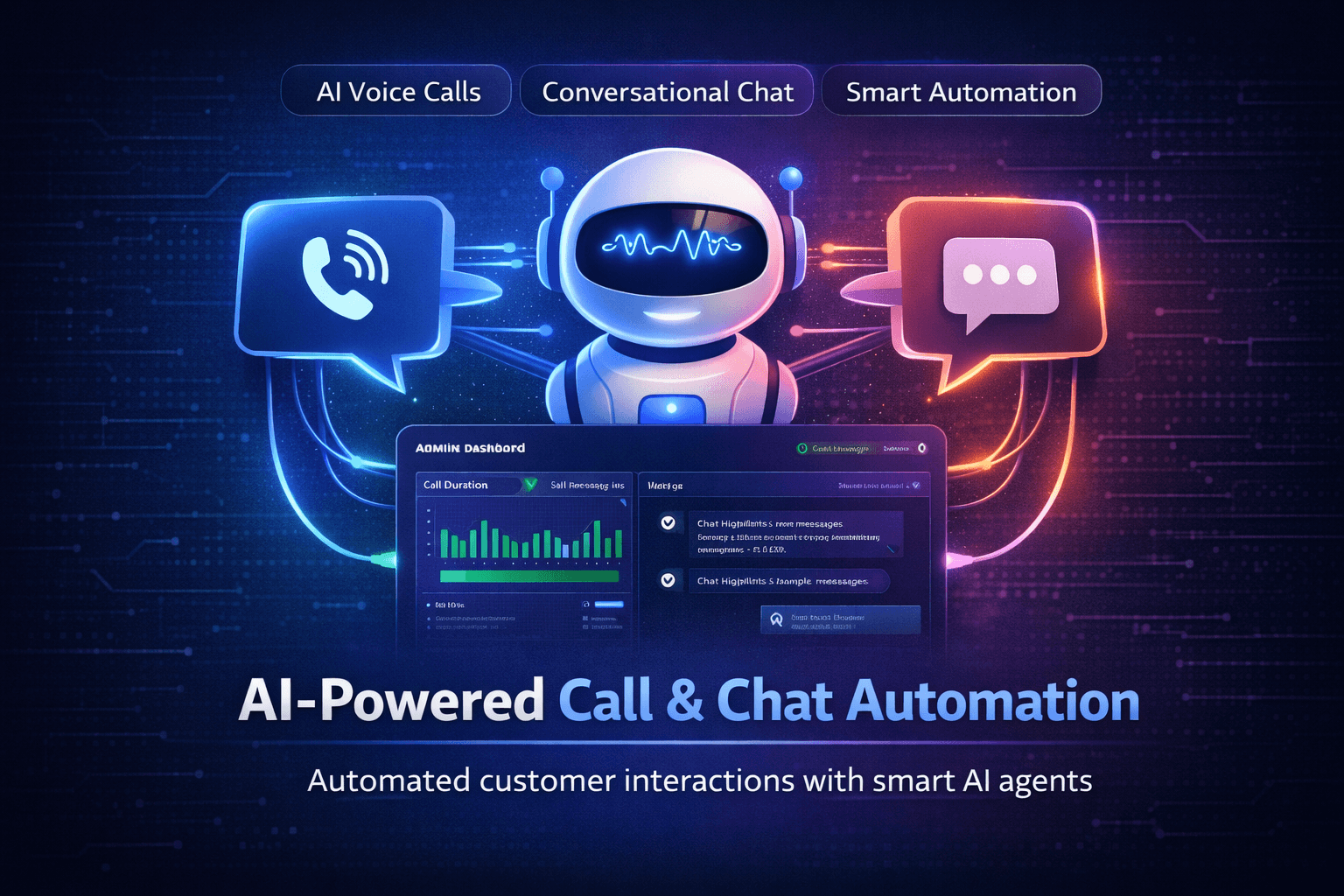 AI Calling & Conversational Chatbot System β screenshot 1