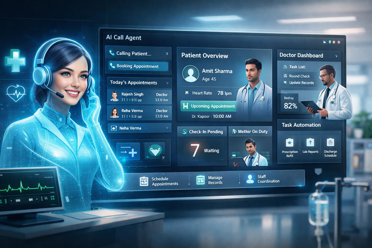 AI Agent System for Hospital Operations