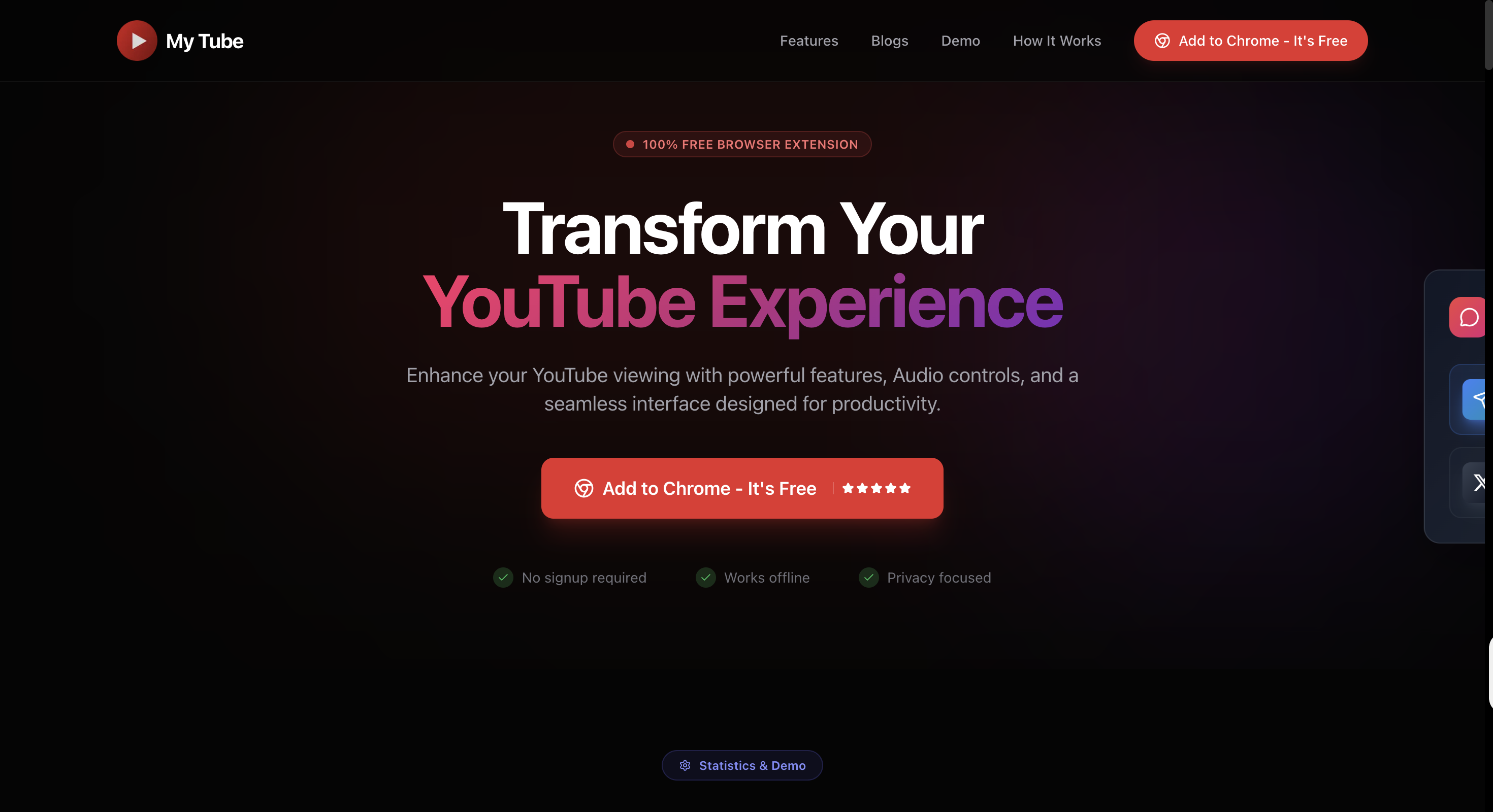 MyTube – YouTube Enhancer (Extension + Android App)
