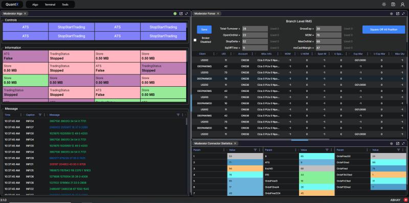 Real-Time Trading Platform UI