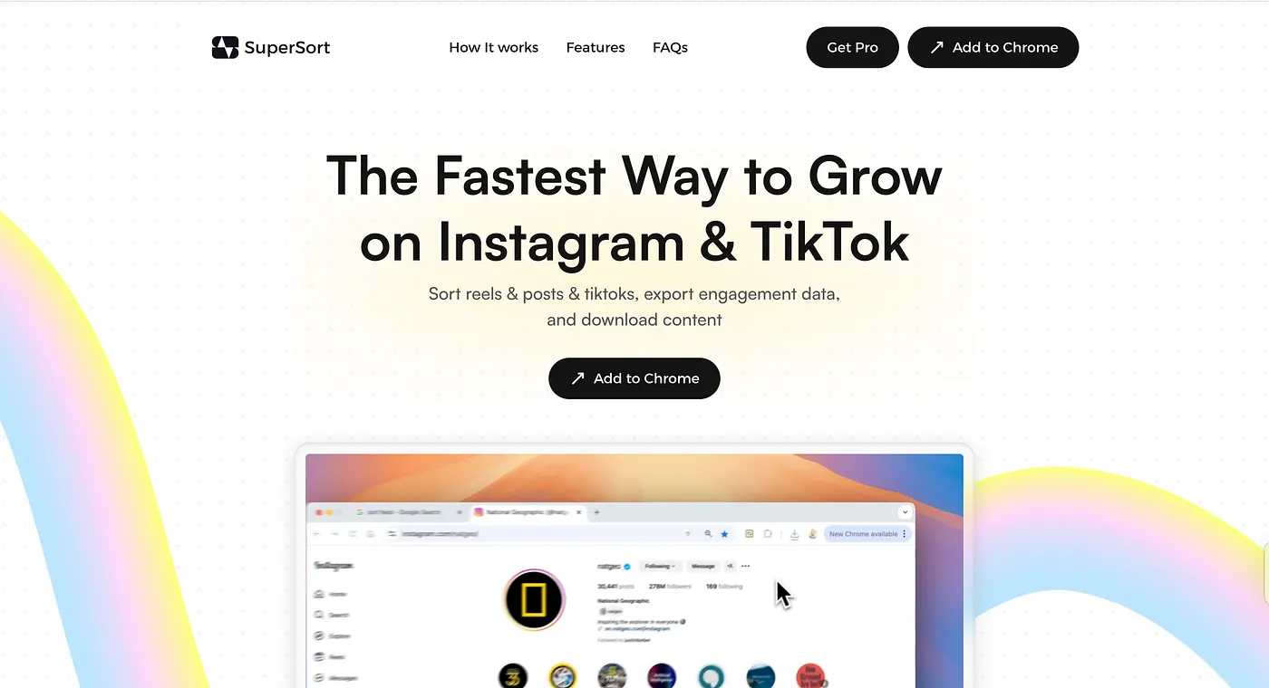 SuperSort – Productivity Browser Extension